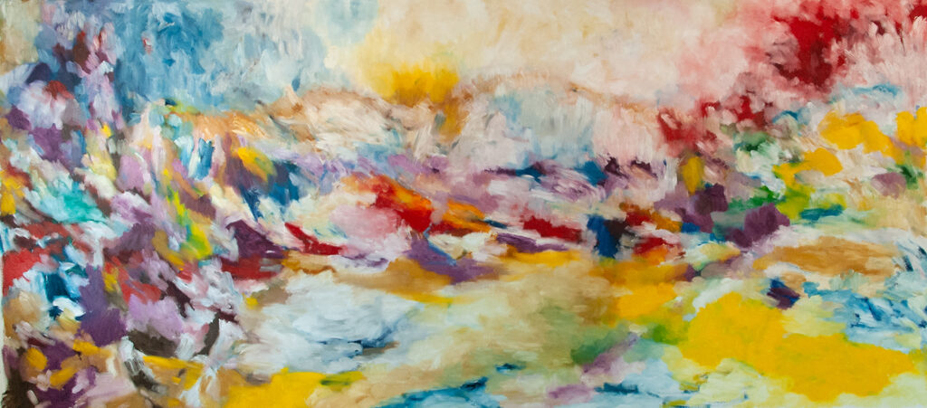 Großes Ölgemälde,2x5 Meter, von Alexandra Seils