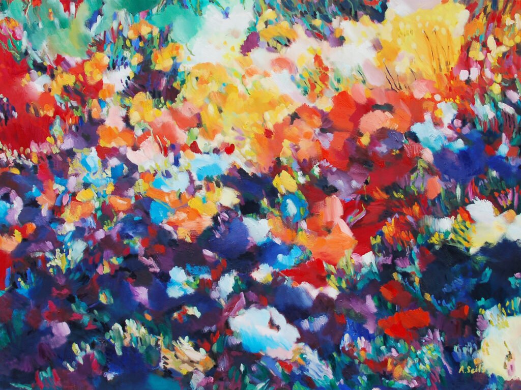Florale Malerei, &Ouml;lgem&auml;lde, contemporary art by Alexandra Seils