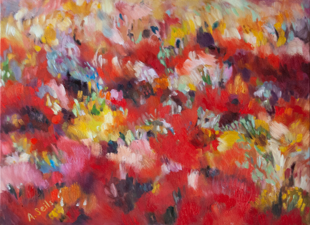 Florale Malerei, &Ouml;lgem&auml;lde, contemporary art by Alexandra Seils