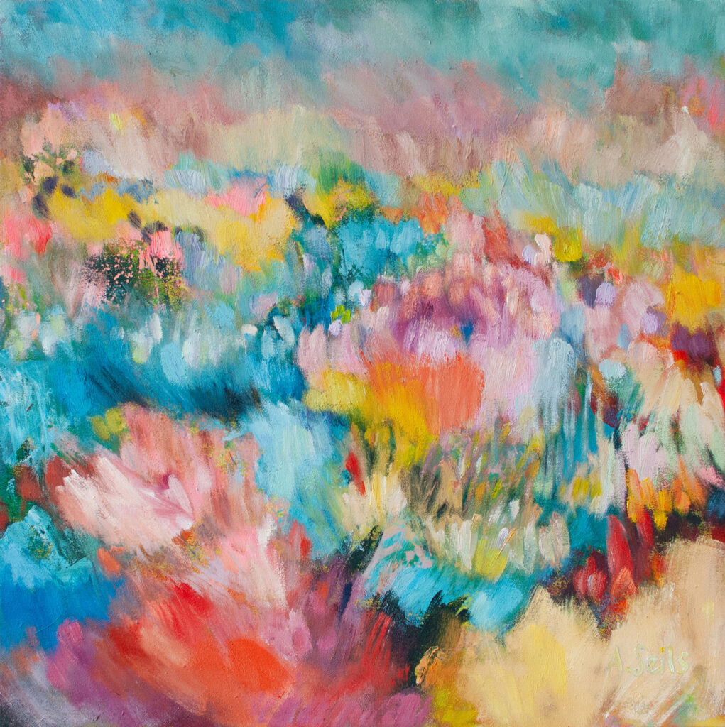 Florale Malerei, &Ouml;lgem&auml;lde, contemporary art by Alexandra Seils