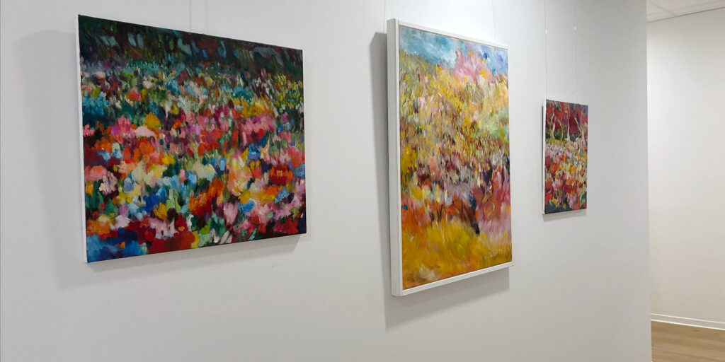 Kunst von Alexandra Seils mieten. Hier bei Ostsee Medizintechnik in L&uuml;beck