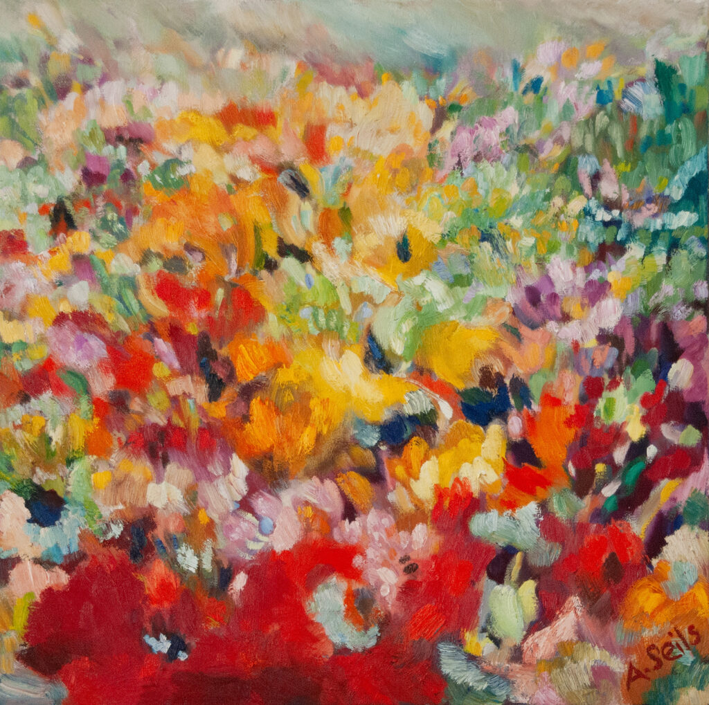 Florale Malerei, &Ouml;lgem&auml;lde, contemporary art by Alexandra Seils