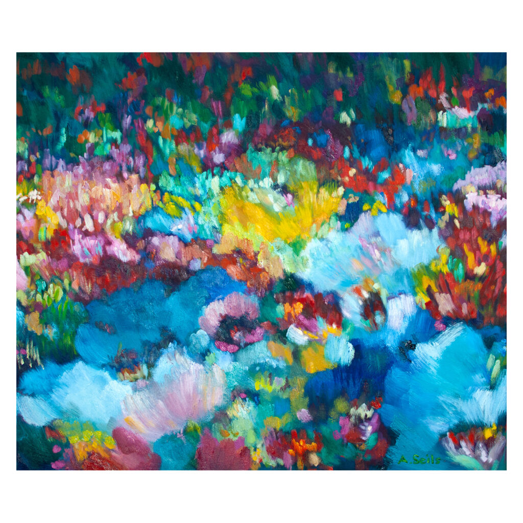 Florale Malerei, &Ouml;lgem&auml;lde, contemporary art by Alexandra Seils